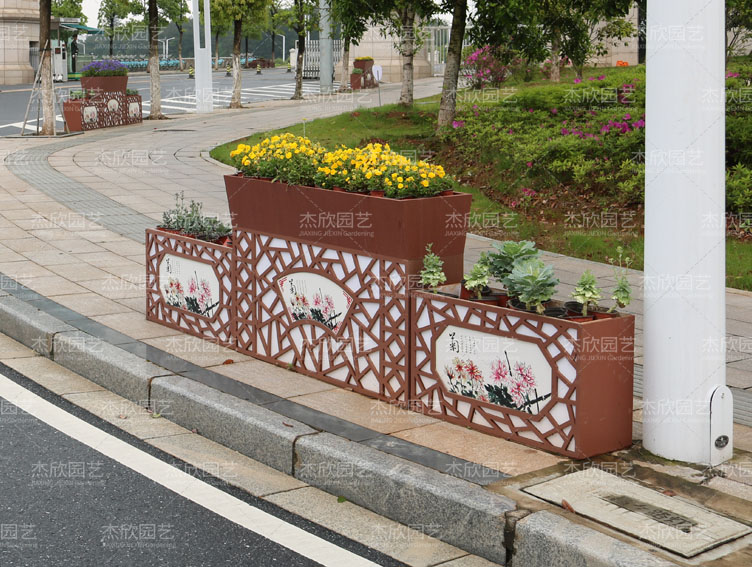 PVC組合花箱防撞嗎？